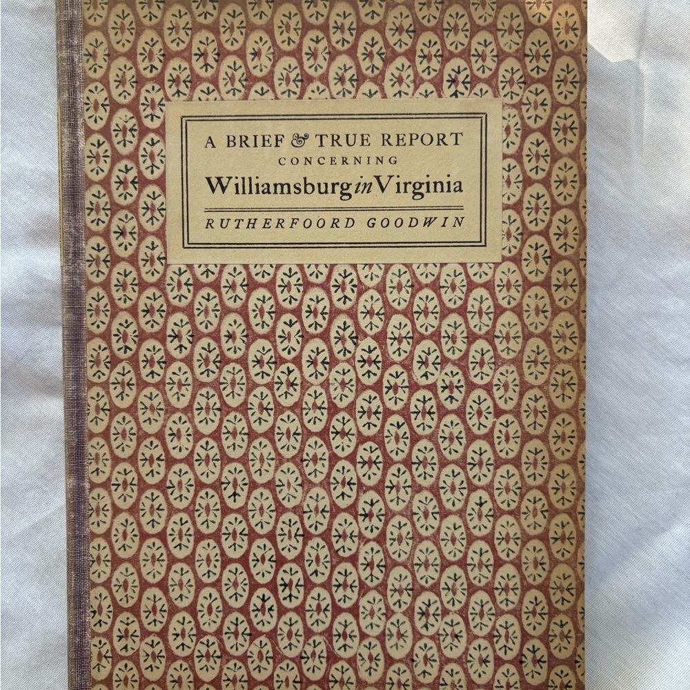 Vintage Book with Patterned Cover